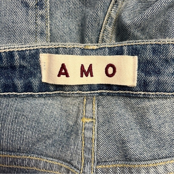 AMO Kick Crop Jeans in Sweet Cheeks - Picture 10 of 13